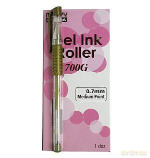 Pióro żelowe 700G 0,7 mm złote