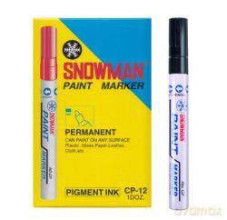 Pisak olejowy gruby Snowman czarny