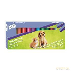 Plastelina 12 kol. Animal Planet Cute