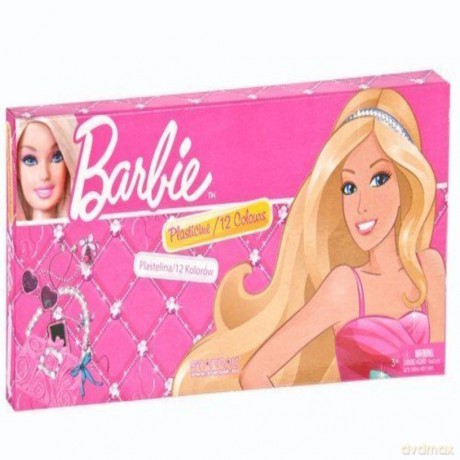 Plastelina 12 kolorów Barbie