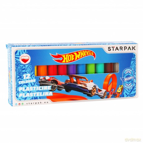 Plastelina 12 kolorów Hot Wheels