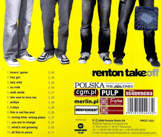 Renton: Take Off [CD]