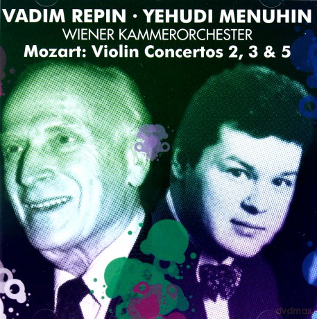 Vadim Repin/Yehudi Menuhin/Wk: Mozart: Violin Concertos No.2,3&5 [CD]