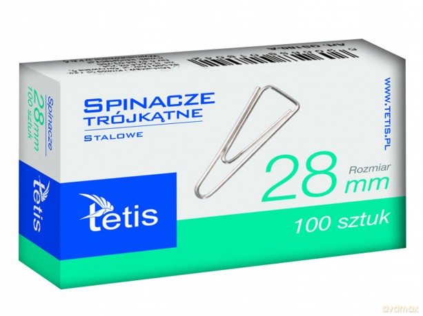 Spinacze trójkątne 28 mm