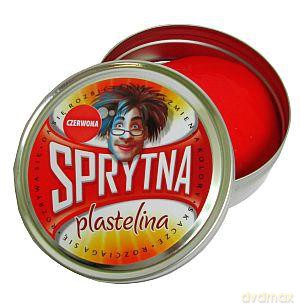 Sprytna plastelina czerwona