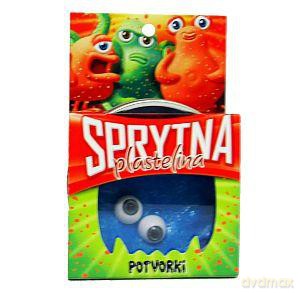 Sprytna plastelina- Niebieski potworek