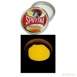 Sprytna plastelina Świecąca bursztyn