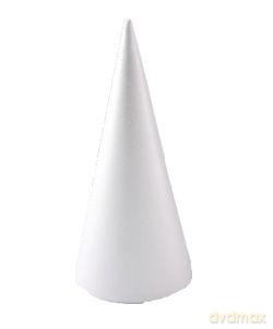 Stożek styropianowy 10 x 24 cm