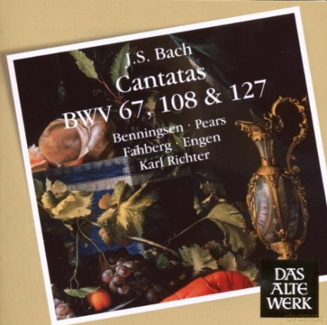 Karl Richter/Mbo&Choir: Bach: Kantaten Bwv67,108&127 [CD]