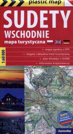 Sudety Wschodnie. Mapa turystyczna skala 1:60 000