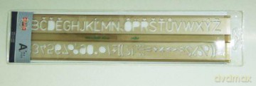 Szablon cyfrowo-literkowy 1,40cm