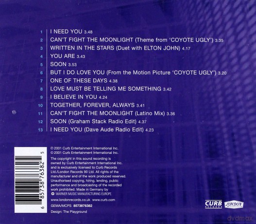 Leann Rimes: I Need You [CD]