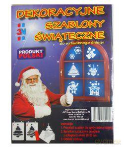 Szablony świąteczne do śniegu mix