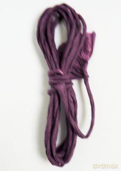 Sznurek ozdobny papierowy 11 cm Fioletowy