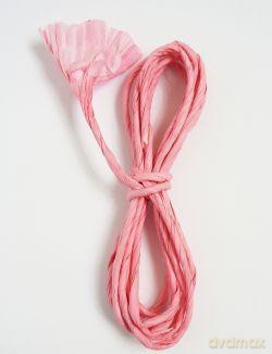 Sznurek ozdobny papierowy 11 cm Jasnoróżowy
