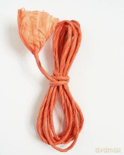 Sznurek ozdobny papierowy 11 cm Łososiowy