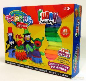 Śmieszne stwory z plasteliny Kids Creative