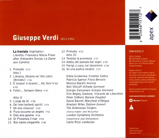 Carlo Rizzi: Giuseppe Verdi: La Traviata [CD]