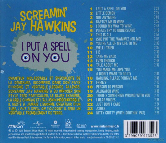 Screamin' Jay Hawkins: I Put A Spell On You [CD]