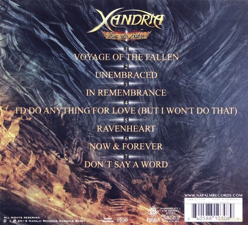 Xandria: Fire And Ashes (Limited Edition) [CD]
