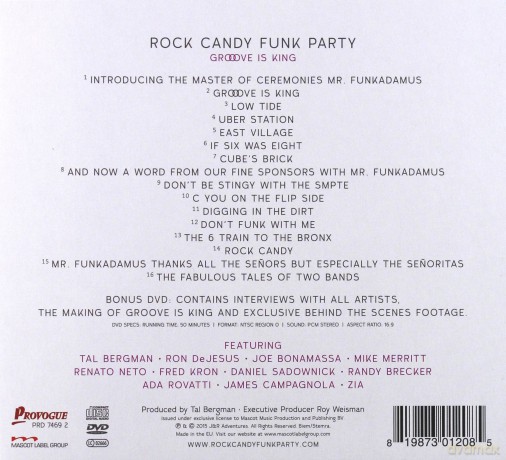Rock Candy Funk Party: Groove Is King [DVD]+[CD]