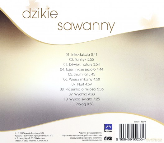 Muzyka Relaksacyjna - Dzikie Sawanny [CD]
