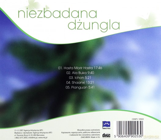Muzyka Relaksacyjna - Niezbadana Dżungla [CD]