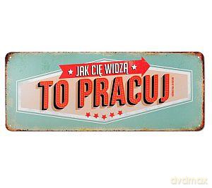 Tablica Vintage pozioma Pracuj