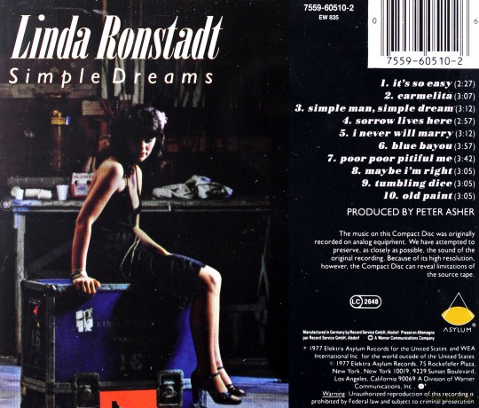 Linda Ronstadt: Simple Dreams [CD]