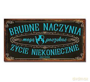 Tabliczka VIP Brudne naczynia