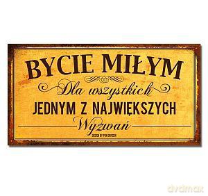 Tabliczka VIP Bycie miłym