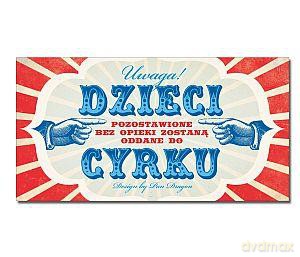 Tabliczka VIP Dzieci do cyrku