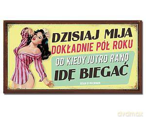 Tabliczka VIP Idę biegać