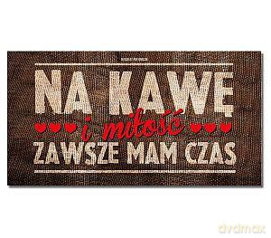 Tabliczka VIP Kawa i miłość