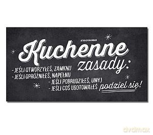 Tabliczka VIP Kuchenne zasady