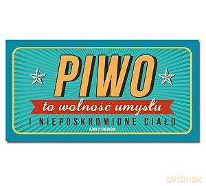 Tabliczka VIP Piwo to wolność