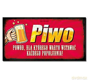 Tabliczka VIP Piwo warto