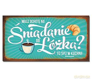 Tabliczka VIP Śniadanie do łóżka