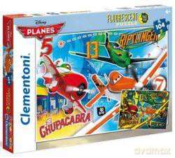 CLEMENTONI 104 el. Magic Light Planes [PUZZLE]