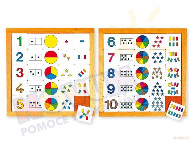 Tabliczki do nauki liczenia od 1 do 10
