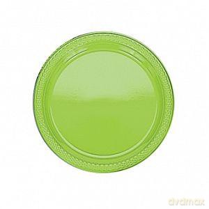 Talerze plastikowe 17,7 cm Kiwi