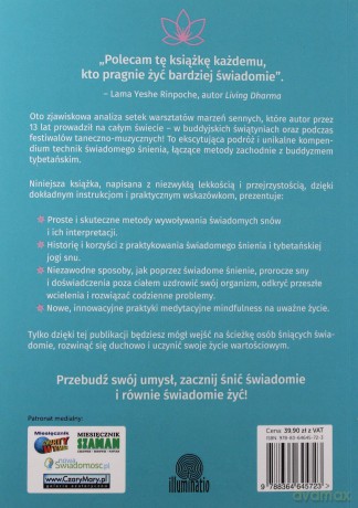 Trening świadomego śnienia. Techniki mindfulness, joga snu i buddyjskie medytacje na uważne życie - Charlie Morley [KSIĄŻKA]