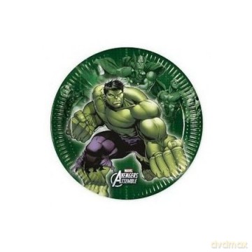 Talerzyki papierowe 20 cm Avengers Multi Heroes