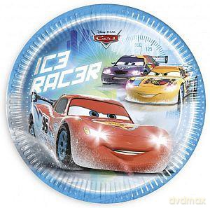 Talerzyki papierowe 23 cm Cars Ice