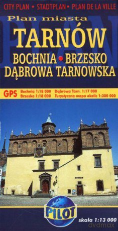 Tarnów. Plan miasta w skali 1:13 000
