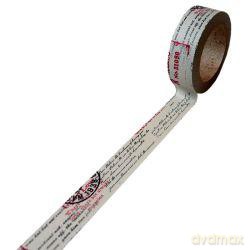 Taśma dekoracyjna papierowa washi 15 mm x10m - Vintage post