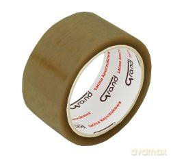 Taśma pakowa 48 mm x 50m kauczukowa brązowa