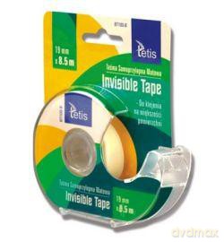 Taśma samoprzylepna matowa Invisible z podajnikiem