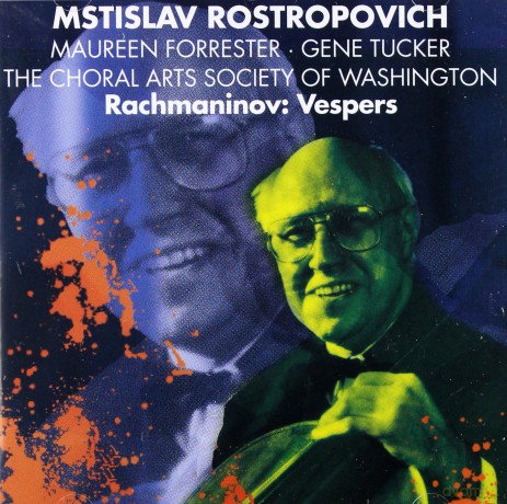 Rostropovitch/Choral Arts Soci: Rachmaninov: Vespers [CD]