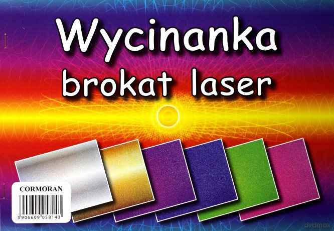 Wycinanka A4 brokat laser